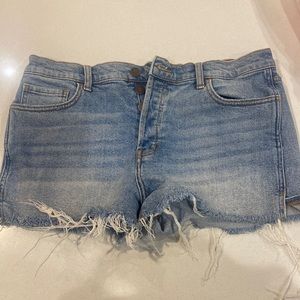 Denim shorts